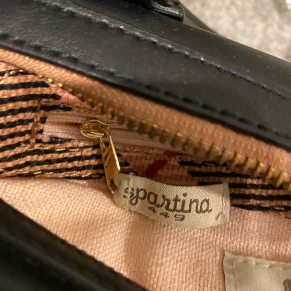 Spartina 449 Plaid Crossbody Bag with Black Accents - Picture 8 of 11